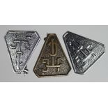 Badges (3) J.G.T.C. (Junior Girls Training Corps). This organisation was formed in July 1943 for