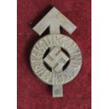 German Hitler Youth Proficiency badge, numbered and with maker details, in fitted case