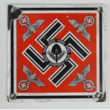 German Nazi enamelled RAD wall plaque