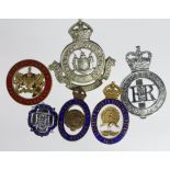 Police badges (6) comprising 3 Special Constable (London, Leicester 1915 and Birmingham), 2 East