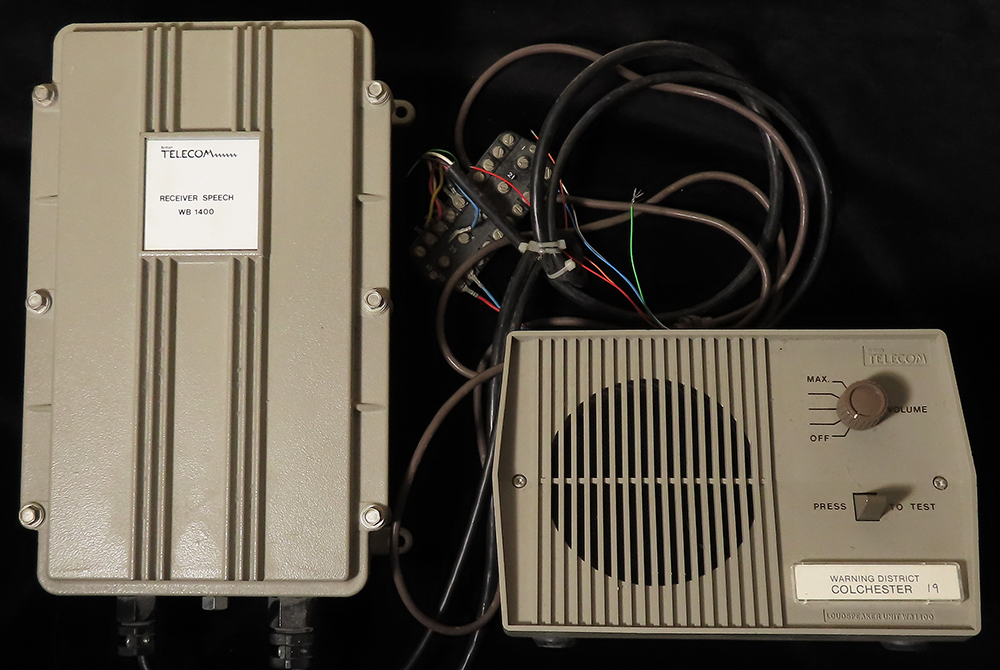 Cold War early warning radio system. British Telecom Receiver Speech (Box) ref 'WB 1400' with