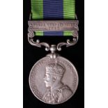 IGS GV with North West Frontier 1935 clasp to (10641 Sowar Jodra Singh, 18 Cav).