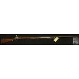 East India Company Percussion Musket with "New Series side lock" and Hanoverian Bayonet catch 1845-