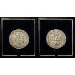 British Commemorative Medal, silver-plated d.32mm: Sudbury, Suffolk local issue for the Coronation