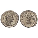 Roman Imperial, Severus Alexander (222-35 AD) AR Denarius, Victory advancing left type RIC 180, 2.