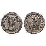 Roman Imperial, Plautilla (202-205 AD) wife of Caracalla, AR Denarius, Rome mint, Venus Victrix