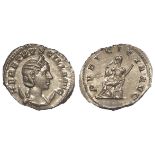 Herennia Etruscilla silver Antoninianus, Antioch Mint 250-251 AD. Reverse: PVDICITIA AVG,
