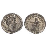 Roman Imperial, Marcus Aurelius (161-180 AD) AR Denarius, Rome mint, Concordia seated l. type, 162-