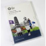 Fifty Pence 2019 proof five coin set "British Culture" includes standard 50p reverse, Girlguides,