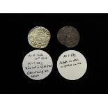 Henry III (1216-1272), Short Cross Pennies (2), class 6d, Canterbury: HIVN 1.40g, not in SCBI, colon