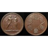 British Commemorative Medal, bronze d.56mm: Napoleonic Wars, Treaty of Paris, Peace in Europe