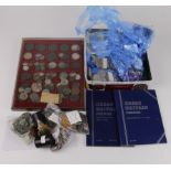 GB & World Coins a large assortment including Crowns and silver, also some detector finds.