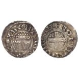 Henry III (1216-1272), Short Cross Penny, class 7a, Bury St Edmunds, Norman: +NORMANONSAN, 1.47g,