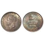 Shilling 1826, lightly toned AU