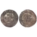 Edward VI 'Fine Silver' Shilling (1551-3) mm. Tun, S.2482, light crease nVF, a few scratches.