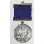 Bristol Hospital for Sick Children & Women unmarked silver medal to Mr. Chas. W. Packer A.O.F. Court