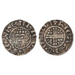 John (1199-1216), Short Cross Penny (in the name of Henry), class 5b2, London, RICARD. B, 1.00g, rev