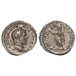 Roman Imperial, Caracalla (198-217 AD) AR Denarius, Rome mint, Serapis l. type, AD 212-3, cf RIC