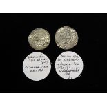 Henry II (1154-1189), Short Cross Pennies (2), classes 1b1 and 1b1/1b2 mule, York, TVRKIL: 1b1 1.39g