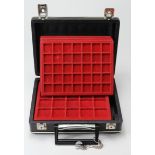 Abafil Mini Porter 10-tray coin case with keys. Useful, good condition, with mixed size trays.