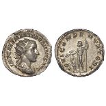 Gordian III silver Antoninianus, Rome Mint 238-239 AD. Reverse: IOVI CONSERVATORI, Jupiter stg. l.