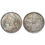 Florin 1849 "godless" gothic, S.3890, lightly cleaned EF