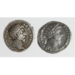 Roman Imperial (2) AR Denarii of Marcus Aurelius (161-180 AD): Rome mint, Armenia in mourning