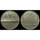 Railwayana: Canadian Commemorative Medal, white metal d.56mm: Opening of the Victoria Bridge,
