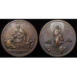 Italian Commemorative Medal, bronze d.43.5mm: Bologna, Pious Work of the Poor 1845, by Giovanni