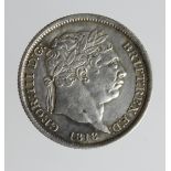 Shilling 1818 GVF, small edge knock.