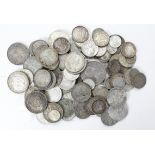 World Silver Coins 753g .600 to .925 content, mixed grade, no very worn coins.