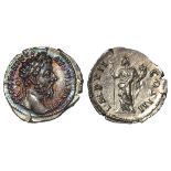 Roman Imperial, Marcus Aurelius (161-180 AD) AR Denarius, Rome mint, Felicitas type, cf RIC 304, 3.