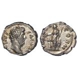 Roman Imperial, Aelius Caesar (136-138 AD) adopted son of Hadrian, AR Denarius, Rome mint AD 137,