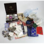 GB & World Coins, a large carrier bag full of material, mostly GB predecimal base metal, a little