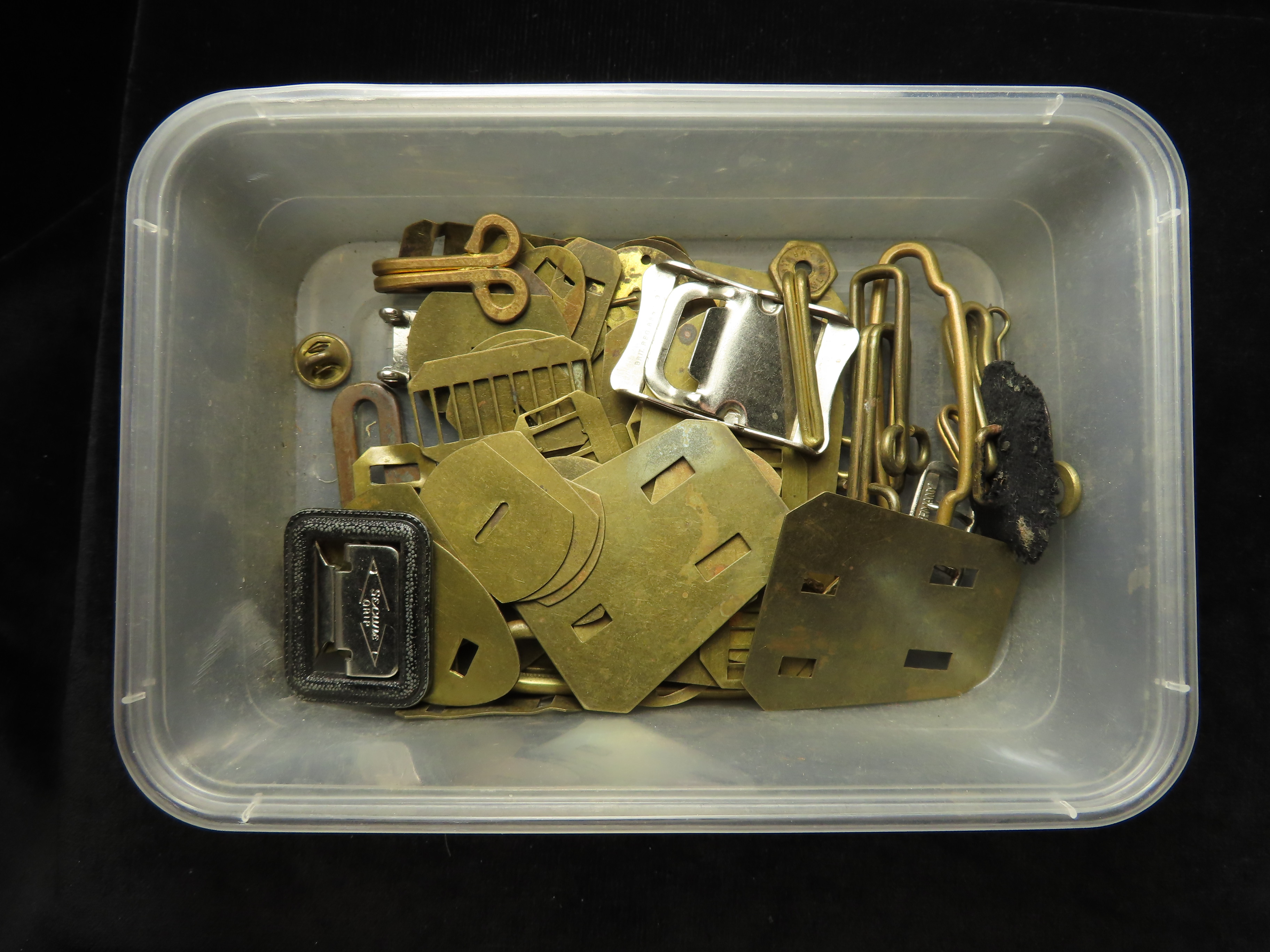 Medals, badges and misc. other items in two plastic tubs (collection recommended) - Image 6 of 8