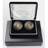 Half Sovereign two-coin set 2005 & 2006 Proof FDC boxed as issued