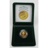 Sovereign 1980 Proof FDC boxed as issued