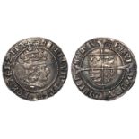 Henry VIII Groat, First Coinage 1509-26, mm. portcullis, 2.74g, S.2316, toned VF, a few scratches.
