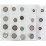GB Silver Coins (20) early to late 19thC assortment from Groat to Halfcrowns, mixed grade.