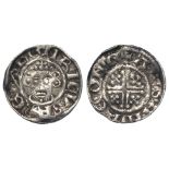 John (1199-1216), Short Cross Penny (in the name of Henry), class 5b2, Ipswich: +ALISANDRE.ON.G, 1.