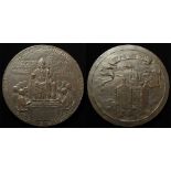 British Commemorative Medal, bronze d.76mm: Winchester College, 500th Anniversary 1893, by G.