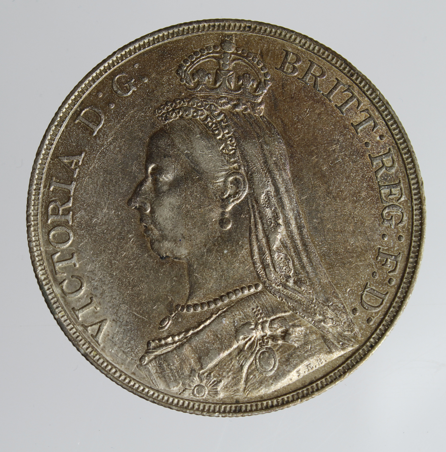 Crown 1888 narrow date, nEF - Image 2 of 2