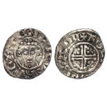 John (1199-1216), Short Cross Penny (in the name of Henry), class 5c/5b2 mule, Bury St Edmunds,