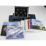 GB Proof & Mint Sets: Standard blue proof (4): 1983, 1984, 1985, and 1995, with certs; 'Flat