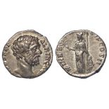 Roman Imperial, Clodius Albinus (193-195 AD) AR Denarius, Rome mint, Minerva type RIC 7, RSC 48, 3.