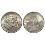 USA Commemorative Half Dollar 1924, Huguenot-Walloon Tercentenary, GEF, light scratch.