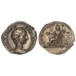 Roman Imperial, Orbiana (225-227 AD) wife of Severus Alexander, AR Denarius, Rome mint, Concordia