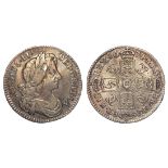 Sixpence 1674 VF/GVF