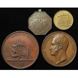 Railwayana: Belgian & Colonial Commemorative Medals (4): Opening of the Anvers Railway 1836 bronze