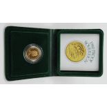 Sovereign 1980 Proof FDC boxed as issued